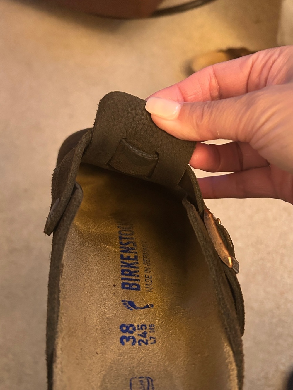 Birkenstock Clog - mocha brown suede - Picture 8 of 8